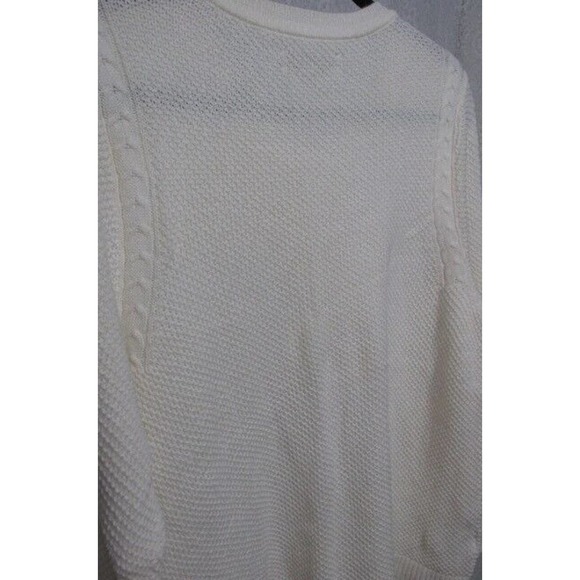LOFT Petites Cotton Wool Blend Cream Knit Sweater, Size XXLP - Picture 5 of 6